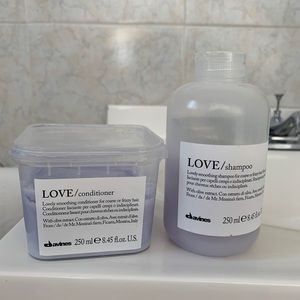 Davines Love Shampoo and Conditioner